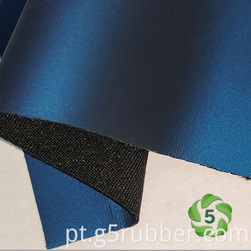 G5 Natural Rubber Blue Color Pu Coating Sheets